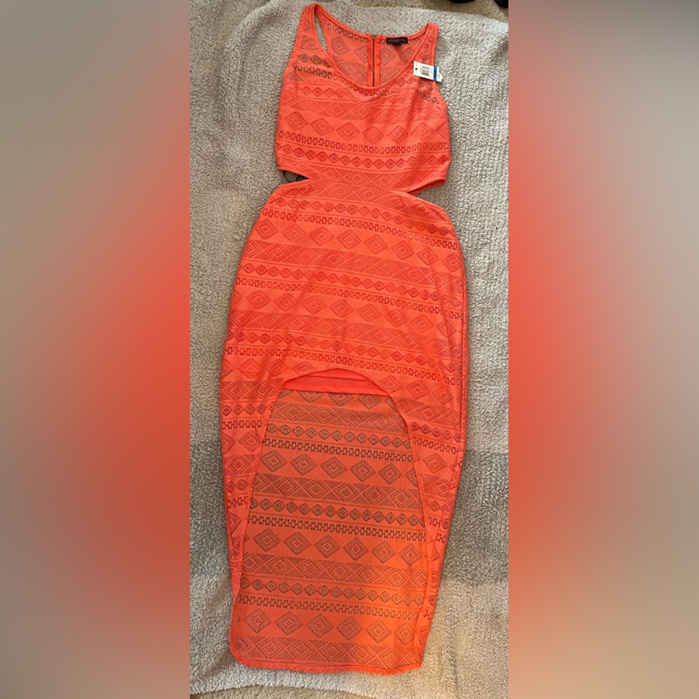 NWT Material Girl cut-out dress